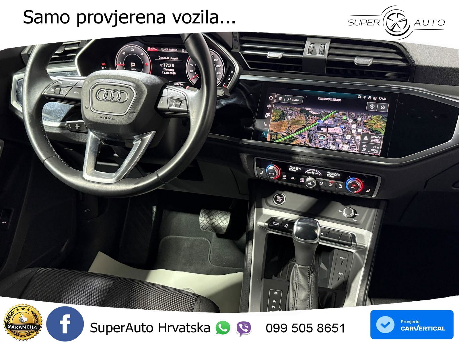 Audi Q3 Sportback 35 TDI (150 KS) S tronic LED+GR SJED+ACC