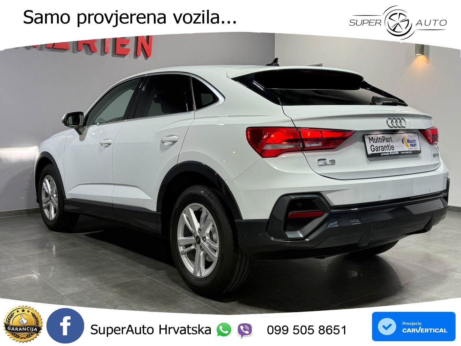 Audi Q3 Sportback 35 TDI (150 KS) S tronic LED+GR SJED+ACC
