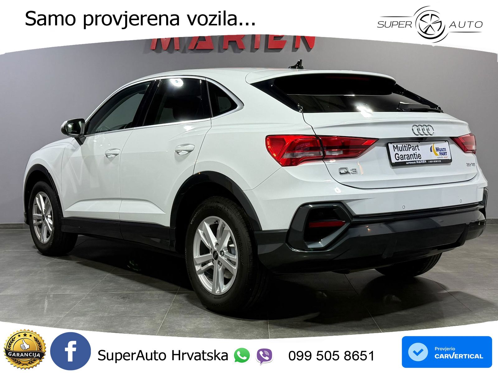 Audi Q3 Sportback 35 TDI (150 KS) S tronic LED+GR SJED+ACC