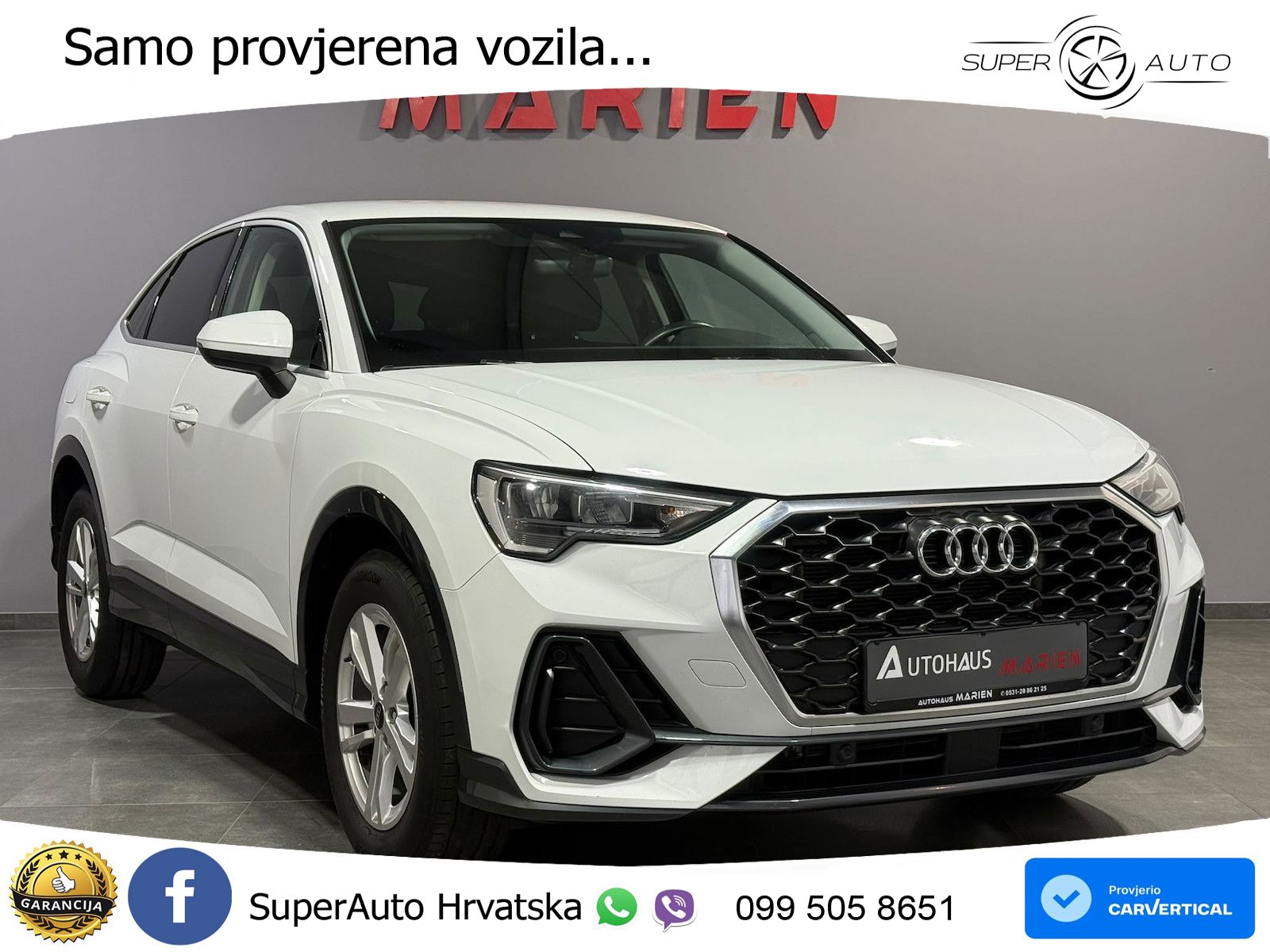 Audi Q3 Sportback 35 TDI (150 KS) S tronic LED+GR SJED+ACC