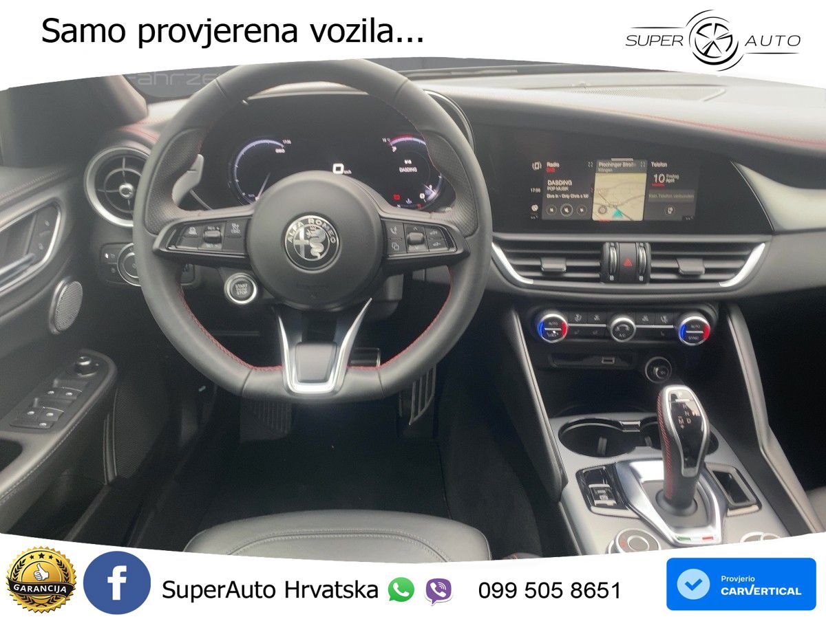 Alfa Romeo Giulia 2.0 Turbo (280 KS) Q4 Automatic LED+GR SJED+ACC
