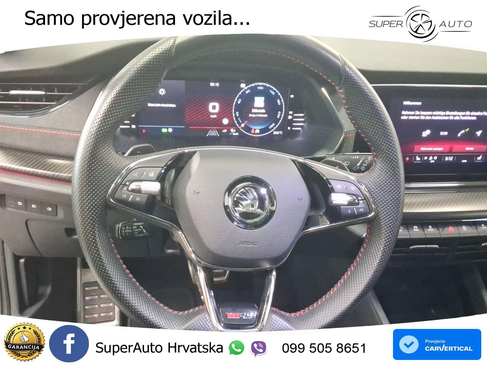 Škoda Octavia Combi RS 2.0 TDI (200 KS) DSG MATRIX+GR SJED+KAM