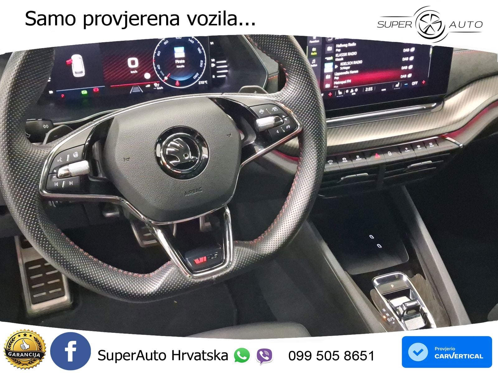 Škoda Octavia Combi RS 2.0 TDI (200 KS) DSG MATRIX+GR SJED+KAM