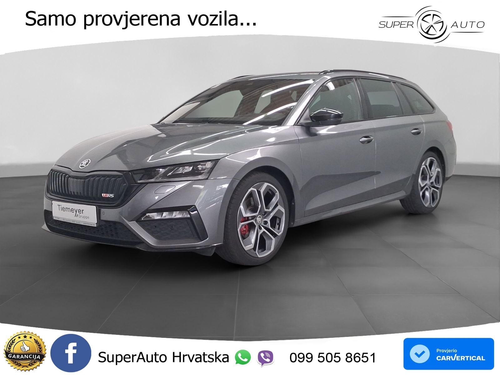 Škoda Octavia Combi RS 2.0 TDI (200 KS) DSG MATRIX+GR SJED+KAM