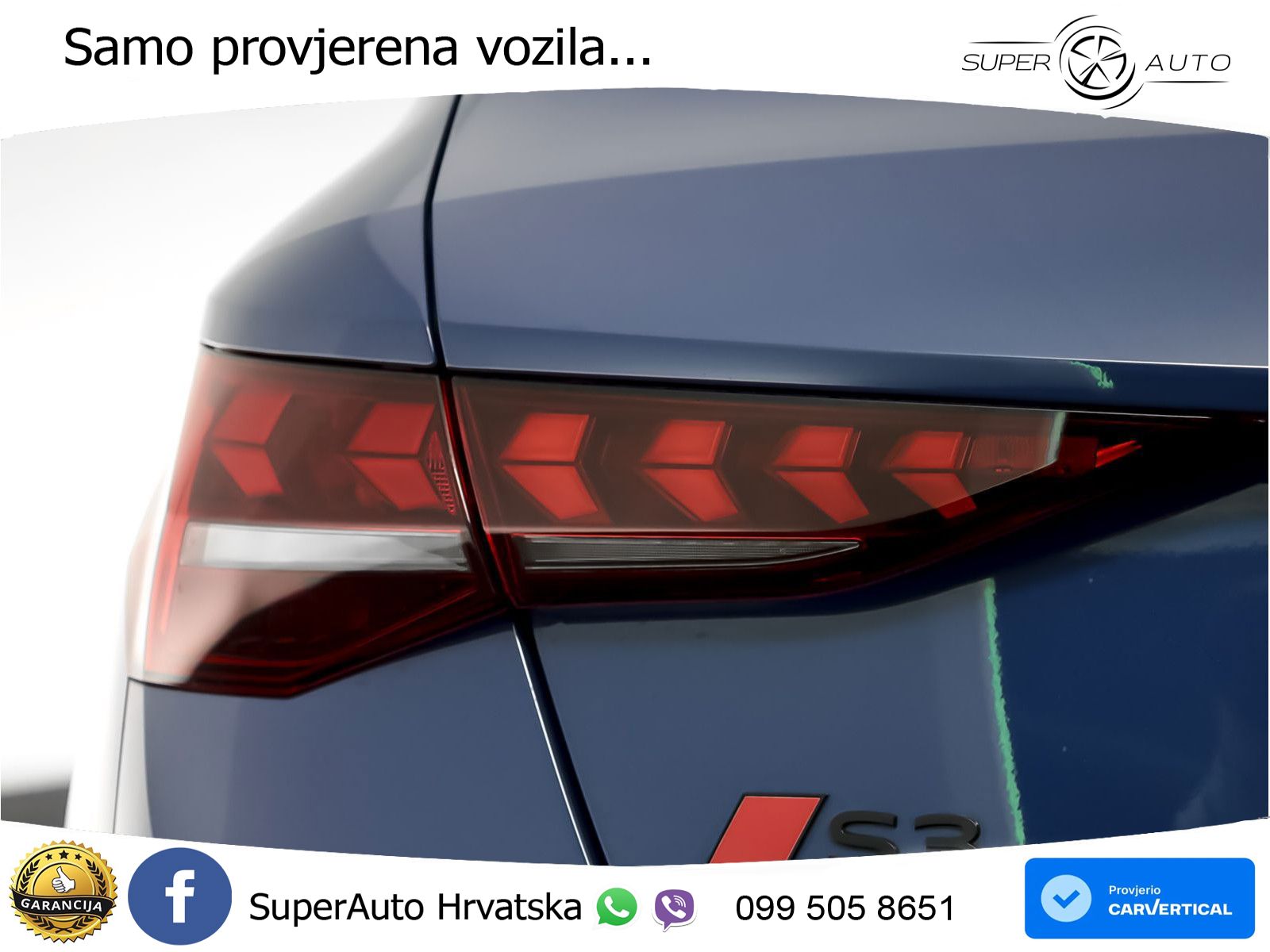 Audi S3 2.0 TFSI (333 KS) quattro S tronic MATRIX+GR SJED+KAM