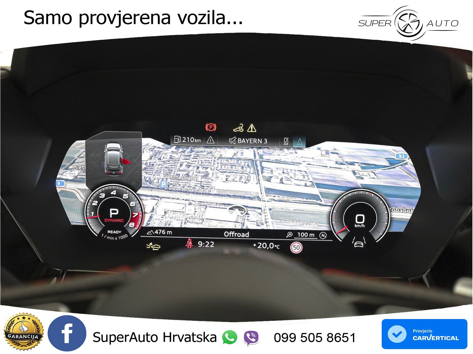Audi S3 2.0 TFSI (333 KS) quattro S tronic MATRIX+GR SJED+KAM