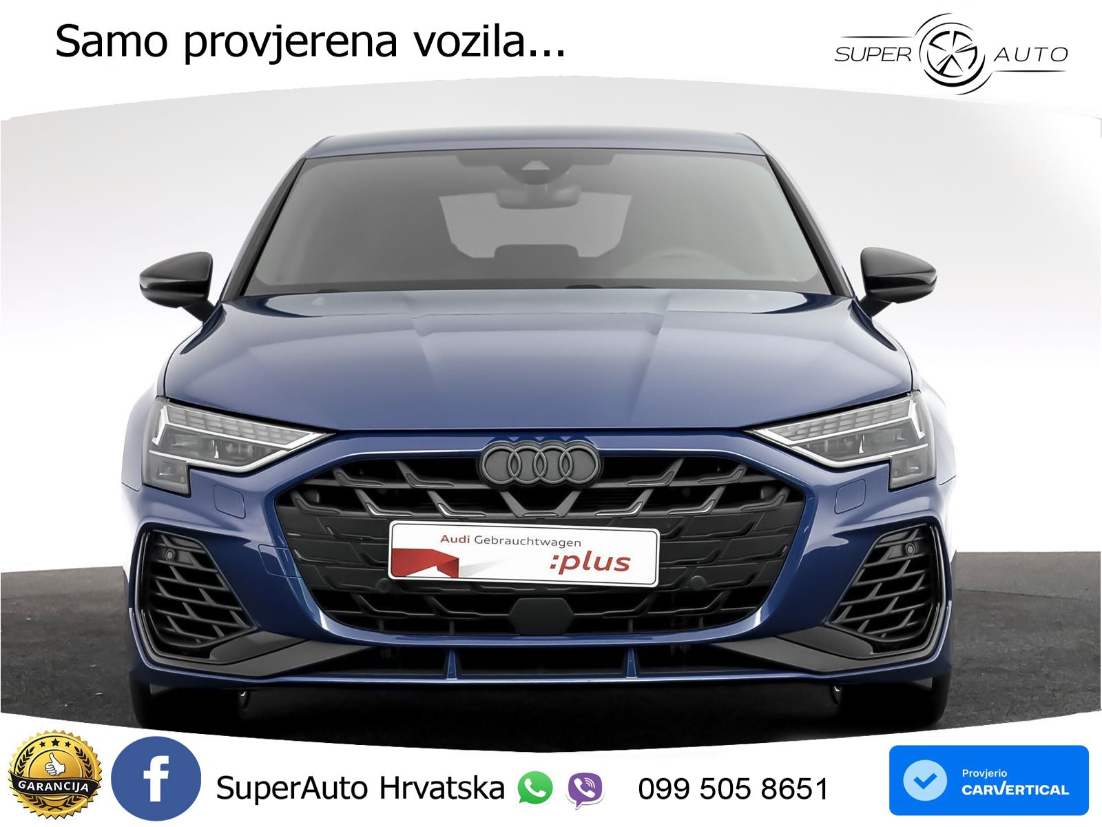 Audi S3 2.0 TFSI (333 KS) quattro S tronic MATRIX+GR SJED+KAM