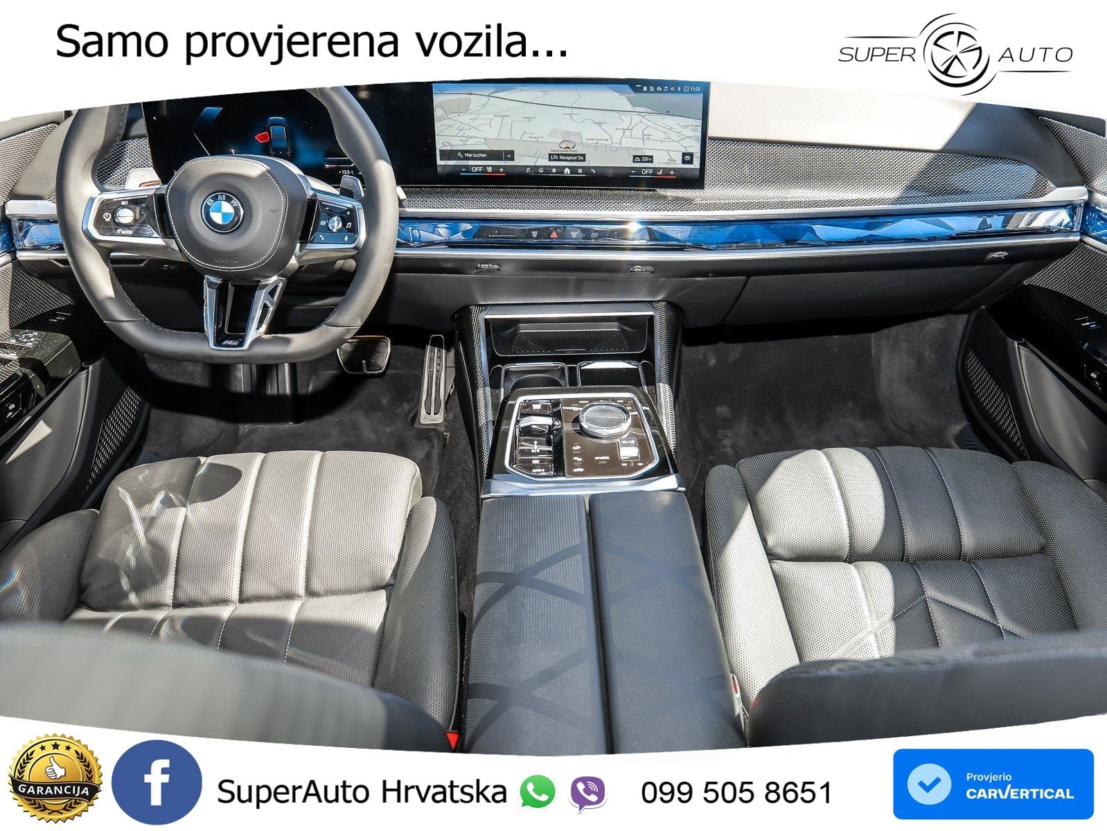 BMW 740d (299 KS) xDrive Steptronic M Sport ZRAČNI+ACC+GR SJED+KAM+PANO