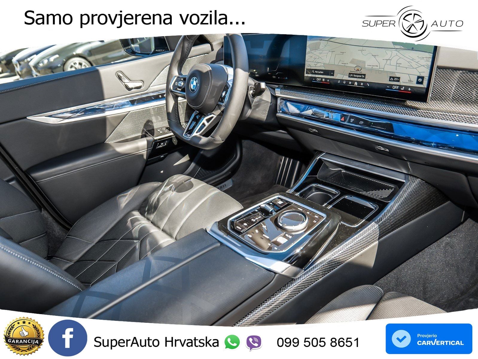 BMW 740d (299 KS) xDrive Steptronic M Sport ZRAČNI+ACC+GR SJED+KAM+PANO