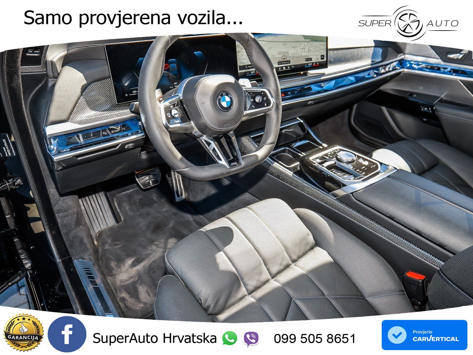 BMW 740d (299 KS) xDrive Steptronic M Sport ZRAČNI+ACC+GR SJED+KAM+PANO