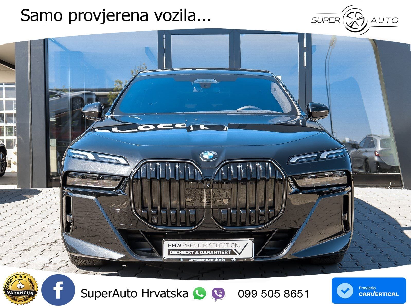 BMW 740d (299 KS) xDrive Steptronic M Sport ZRAČNI+ACC+GR SJED+KAM+PANO