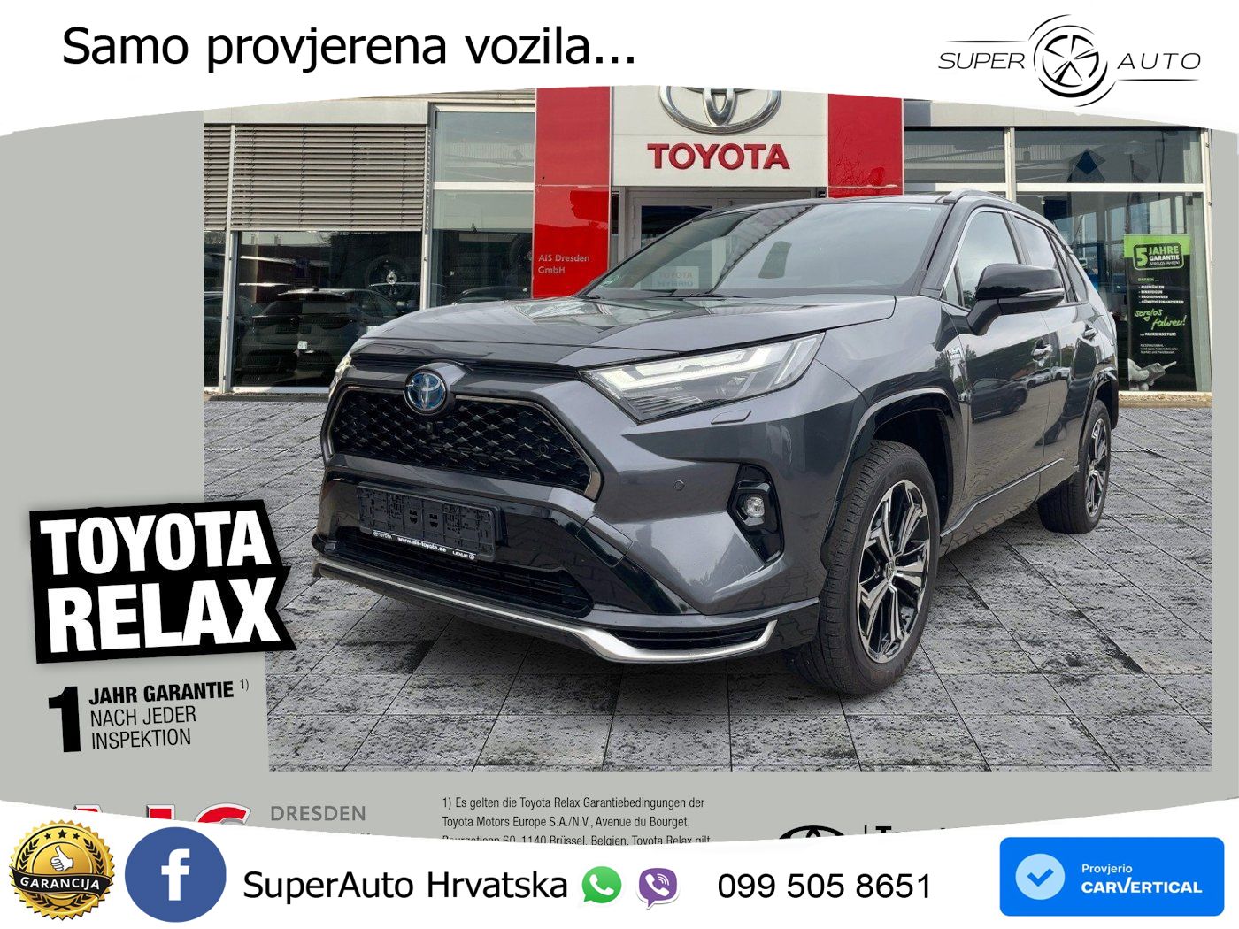 Toyota RAV4 2.5 (306 KS) Hybrid AWD-i eCVT Style LED+GR SJED+ACC