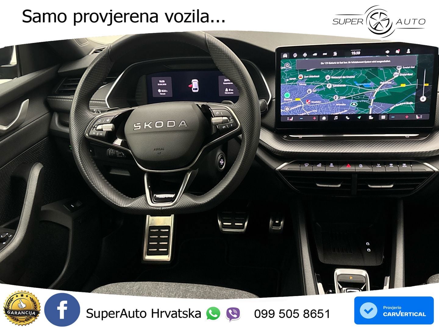 Škoda Octavia Combi 2.0 TDI (150 KS) DSG SportLine ACC+HEAD+GR SJED+360+PANO