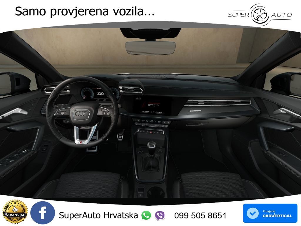 Audi A3 30 TDI (116 KS) S line LED+GR SJED+ACC