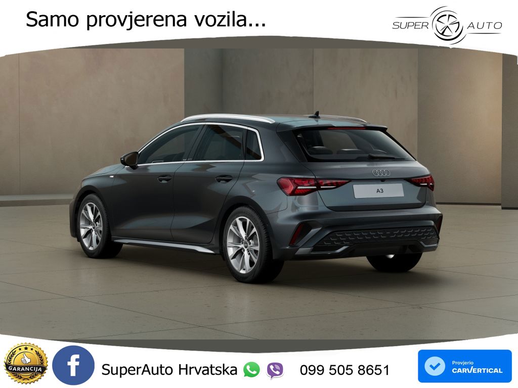 Audi A3 30 TDI (116 KS) S line LED+GR SJED+ACC