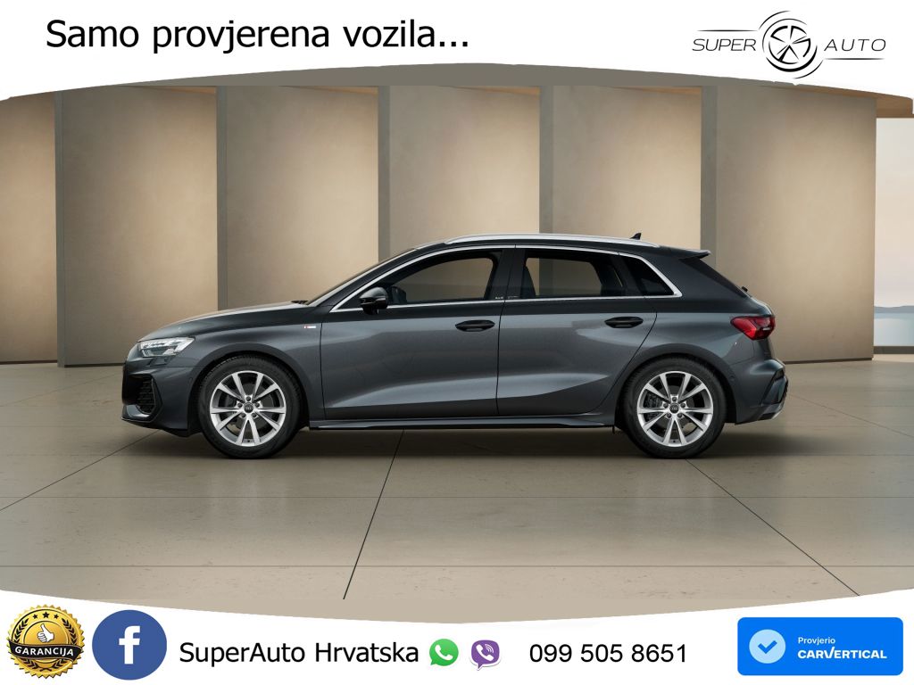 Audi A3 30 TDI (116 KS) S line LED+GR SJED+ACC