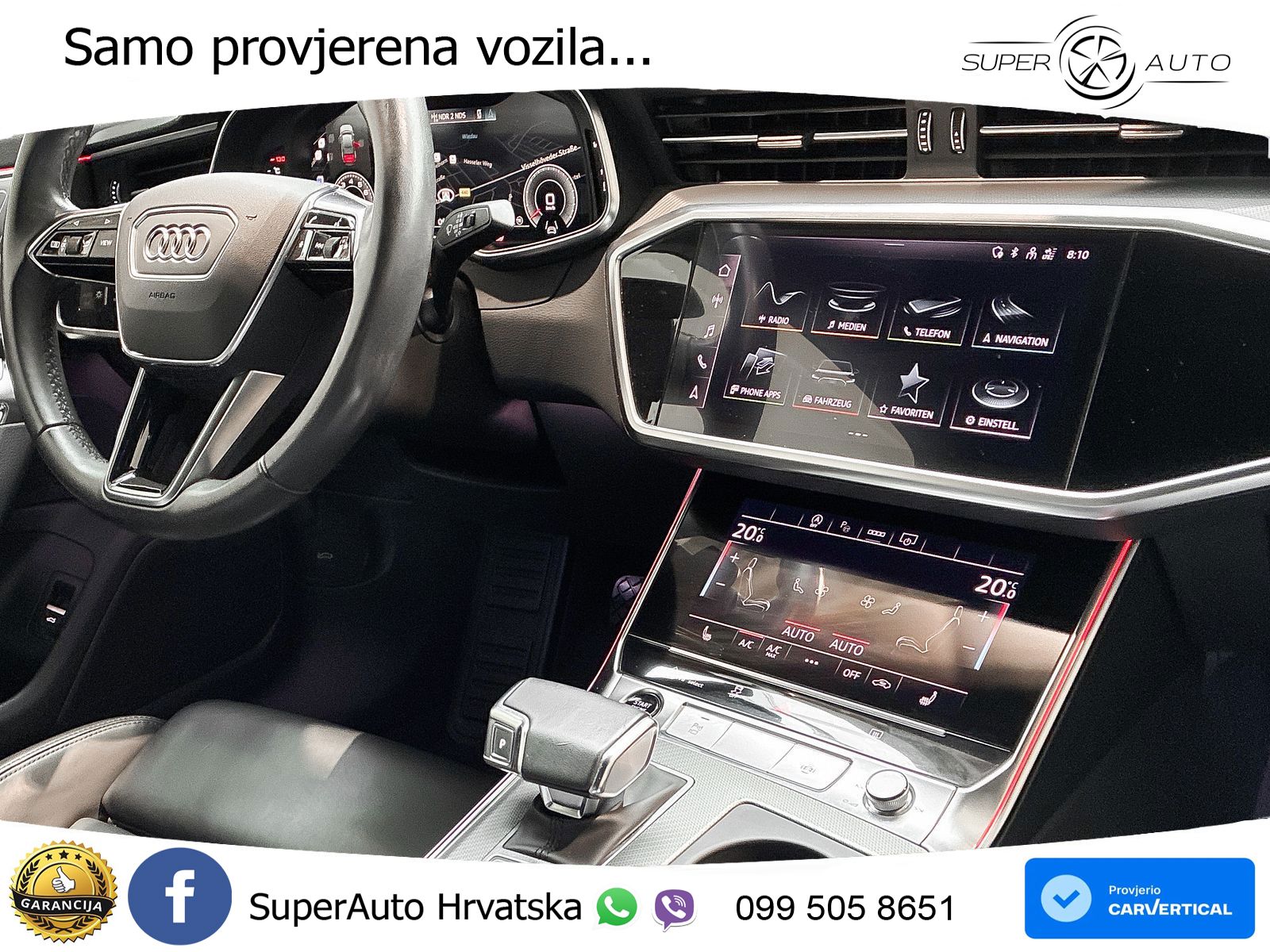 Audi A6 45 TFSI (265 KS) quattro ultra S tronic LED+GR SJED+ACC