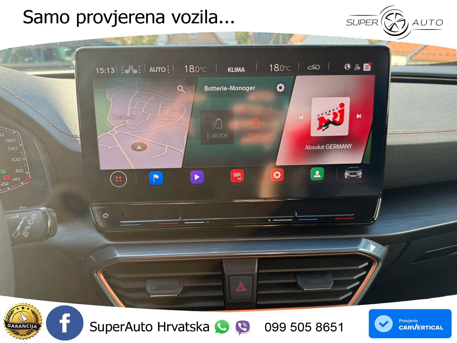 Cupra Formentor 1.4 TSI (245 KS) e-Hybrid DSG VZ LED+GR SJED+ACC