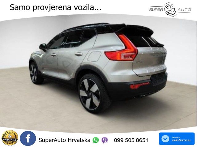 Volvo XC40 Recharge Twin 78 kWh 408 KS AWD ACC+GR SJED+360+PANO
