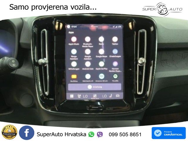 Volvo XC40 Recharge Twin 78 kWh 408 KS AWD ACC+GR SJED+360+PANO