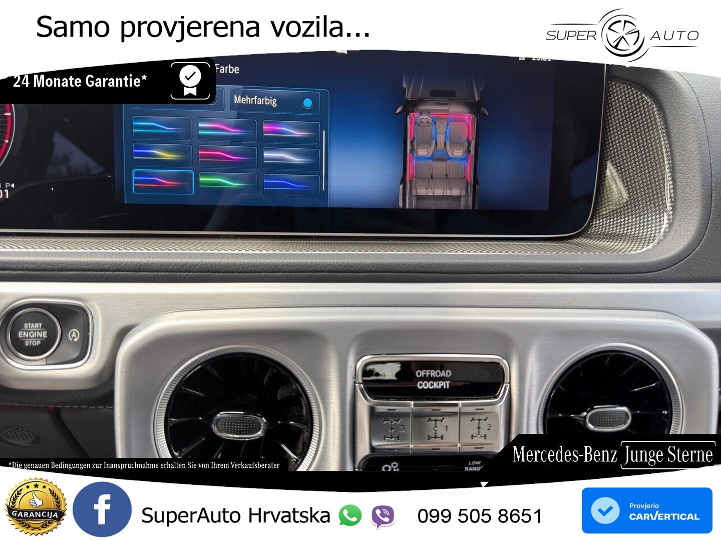 Mercedes G 450d Long (367 KS) 4MATIC 9G-TRONIC Professional LED+GR SJED+ACC