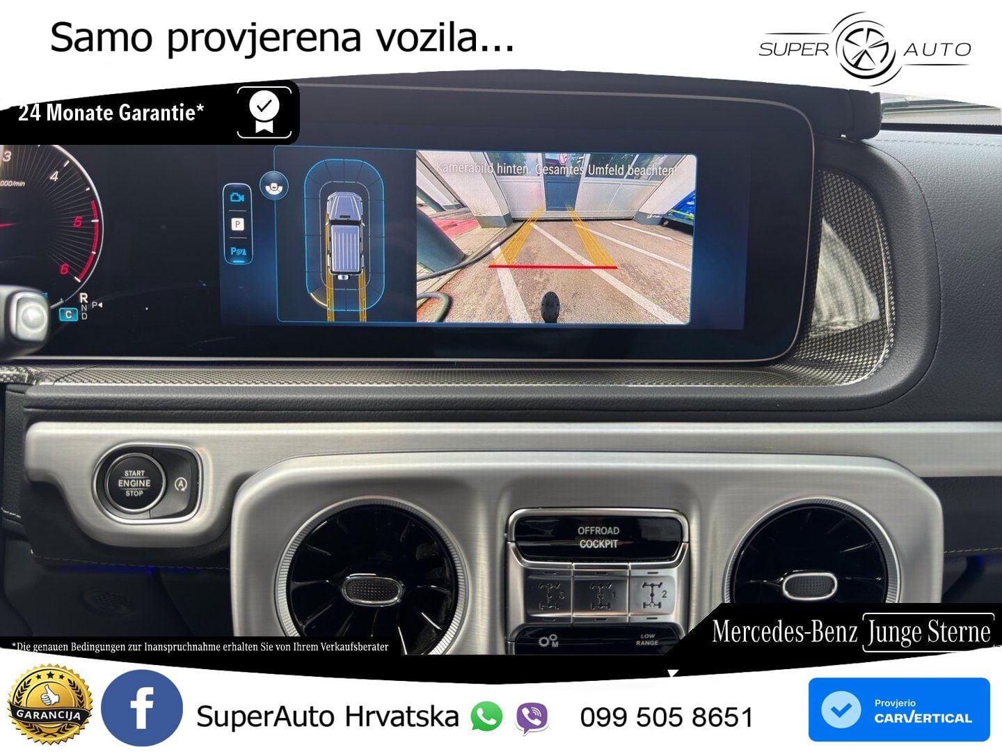 Mercedes G 450d Long (367 KS) 4MATIC 9G-TRONIC Professional LED+GR SJED+ACC