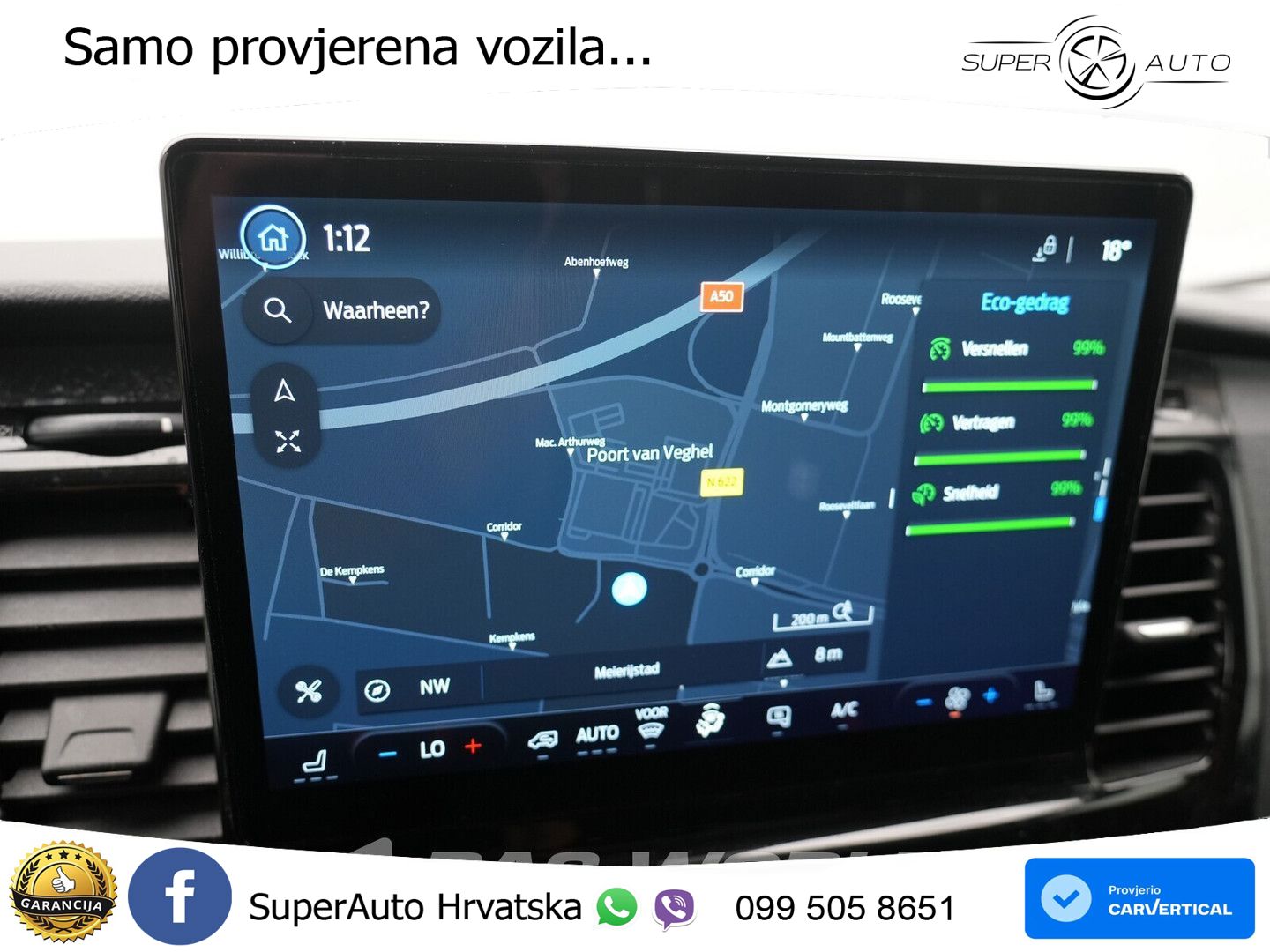 Ford e-Transit 184pk Elektrisch 68kWh 317KM WLTP SOH 184 KS
