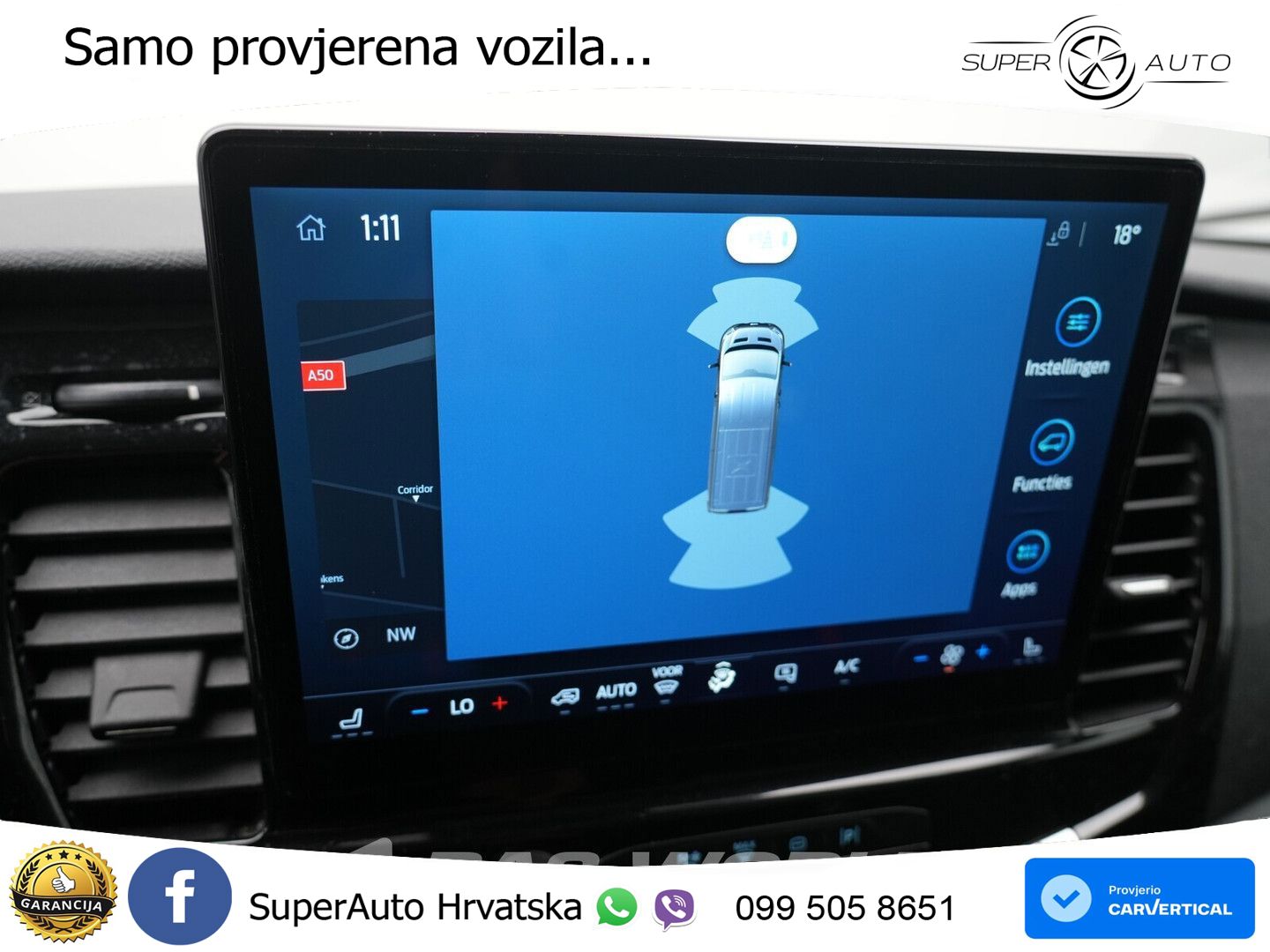 Ford e-Transit 184pk Elektrisch 68kWh 317KM WLTP SOH 184 KS