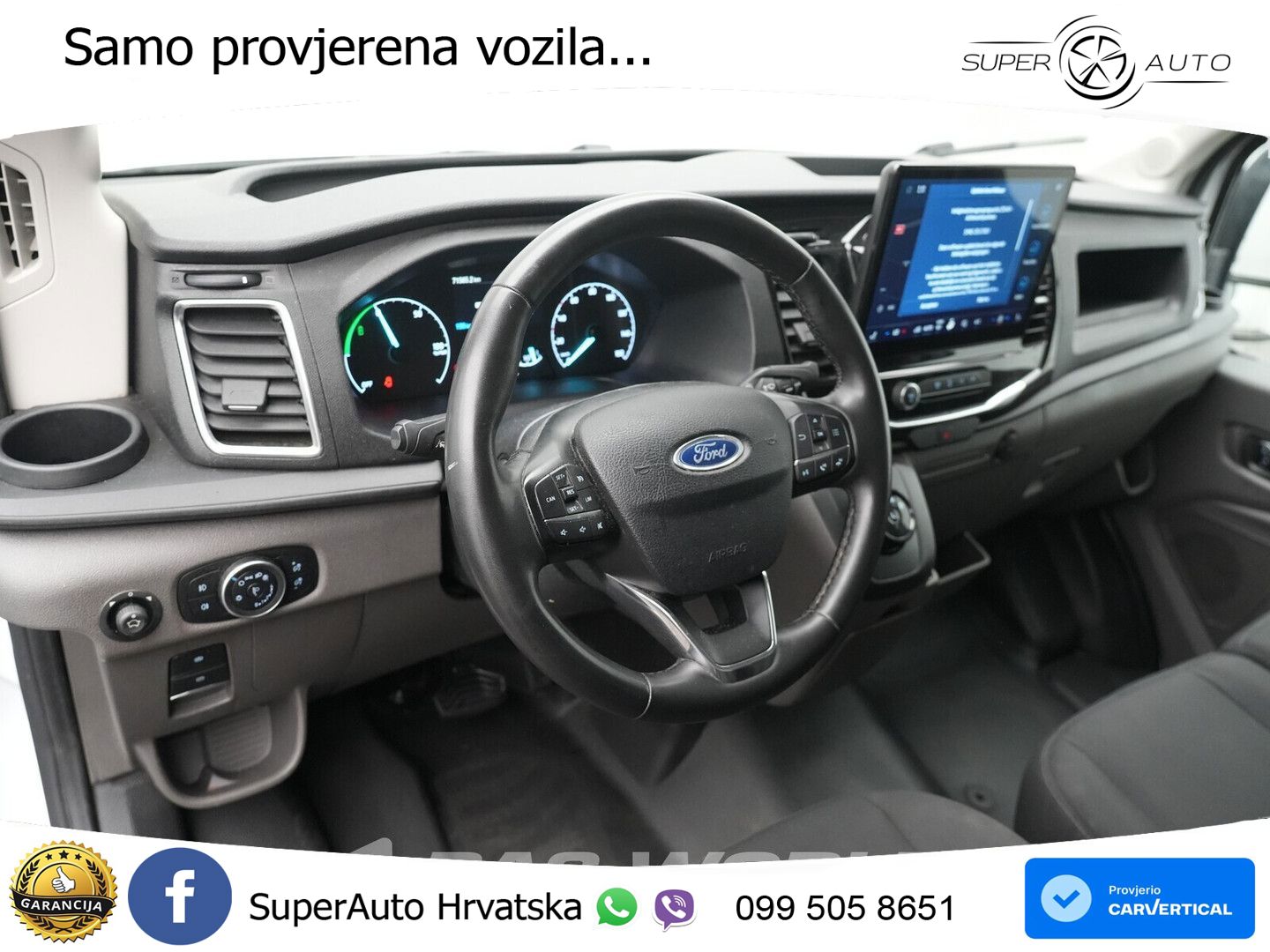 Ford e-Transit 184pk Elektrisch 68kWh 317KM WLTP SOH 184 KS