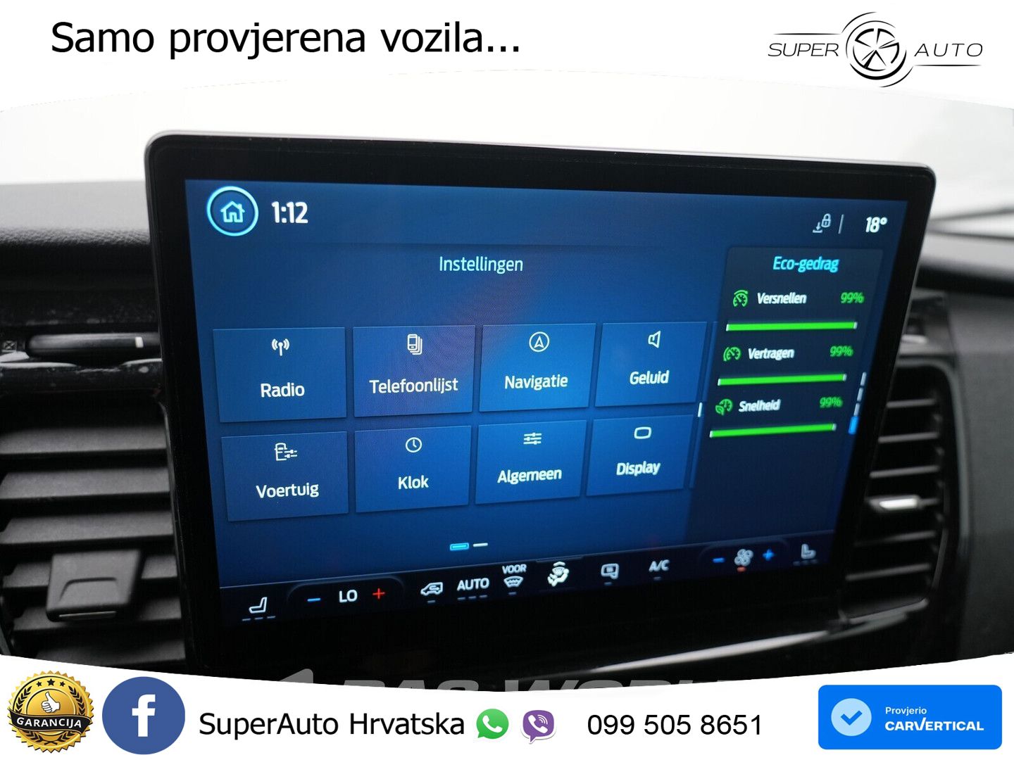 Ford e-Transit 184pk Elektrisch 68kWh 317KM WLTP SOH 184 KS