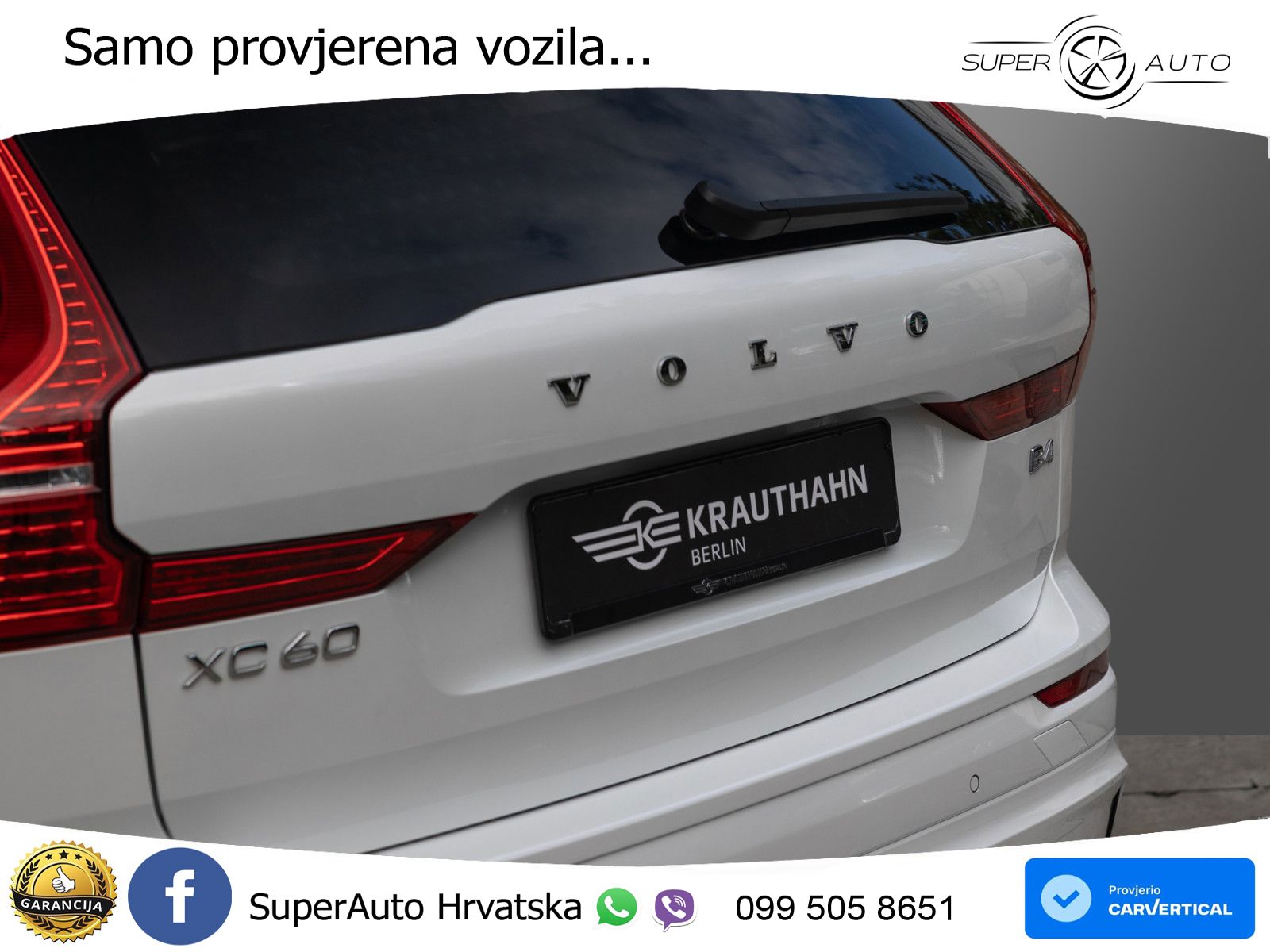 Volvo XC60 B4 Diesel FWD Geartronic LED+GR SJED+ACC