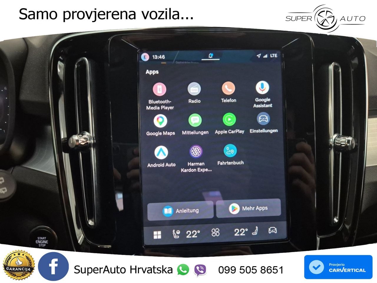 Volvo XC40 2.0 B4 197 KS Automatic LED+GR SJED+ACC