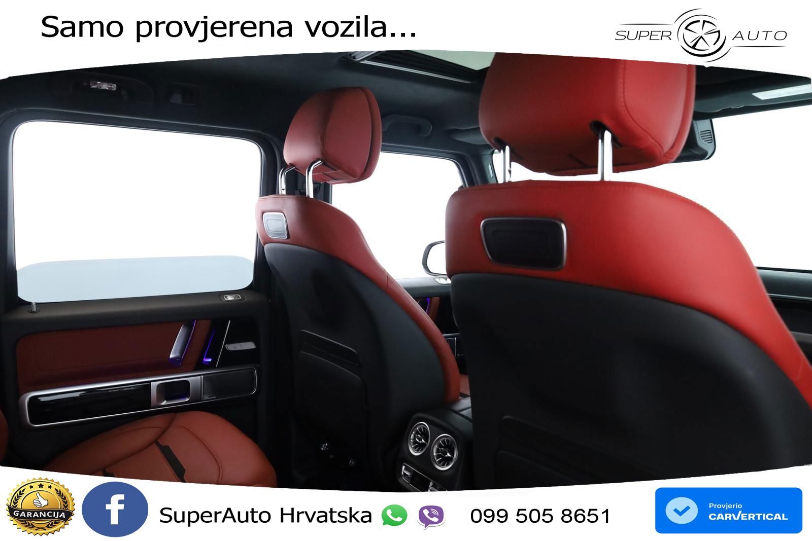 Mercedes AMG G 63 Long V8 (585 KS) 4MATIC 9G-TRONIC AMG SPEEDSHIFT PLUS LED+GR SJED+ACC