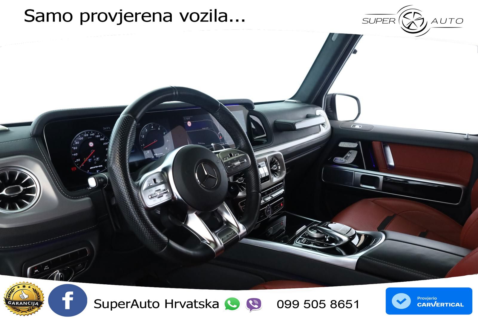 Mercedes AMG G 63 Long V8 (585 KS) 4MATIC 9G-TRONIC AMG SPEEDSHIFT PLUS LED+GR SJED+ACC