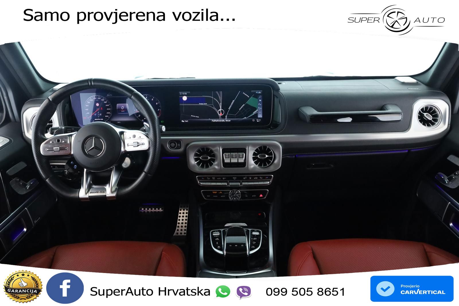 Mercedes AMG G 63 Long V8 (585 KS) 4MATIC 9G-TRONIC AMG SPEEDSHIFT PLUS LED+GR SJED+ACC