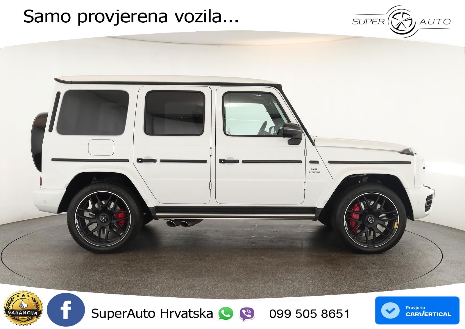 Mercedes AMG G 63 Long V8 (585 KS) 4MATIC 9G-TRONIC AMG SPEEDSHIFT PLUS LED+GR SJED+ACC