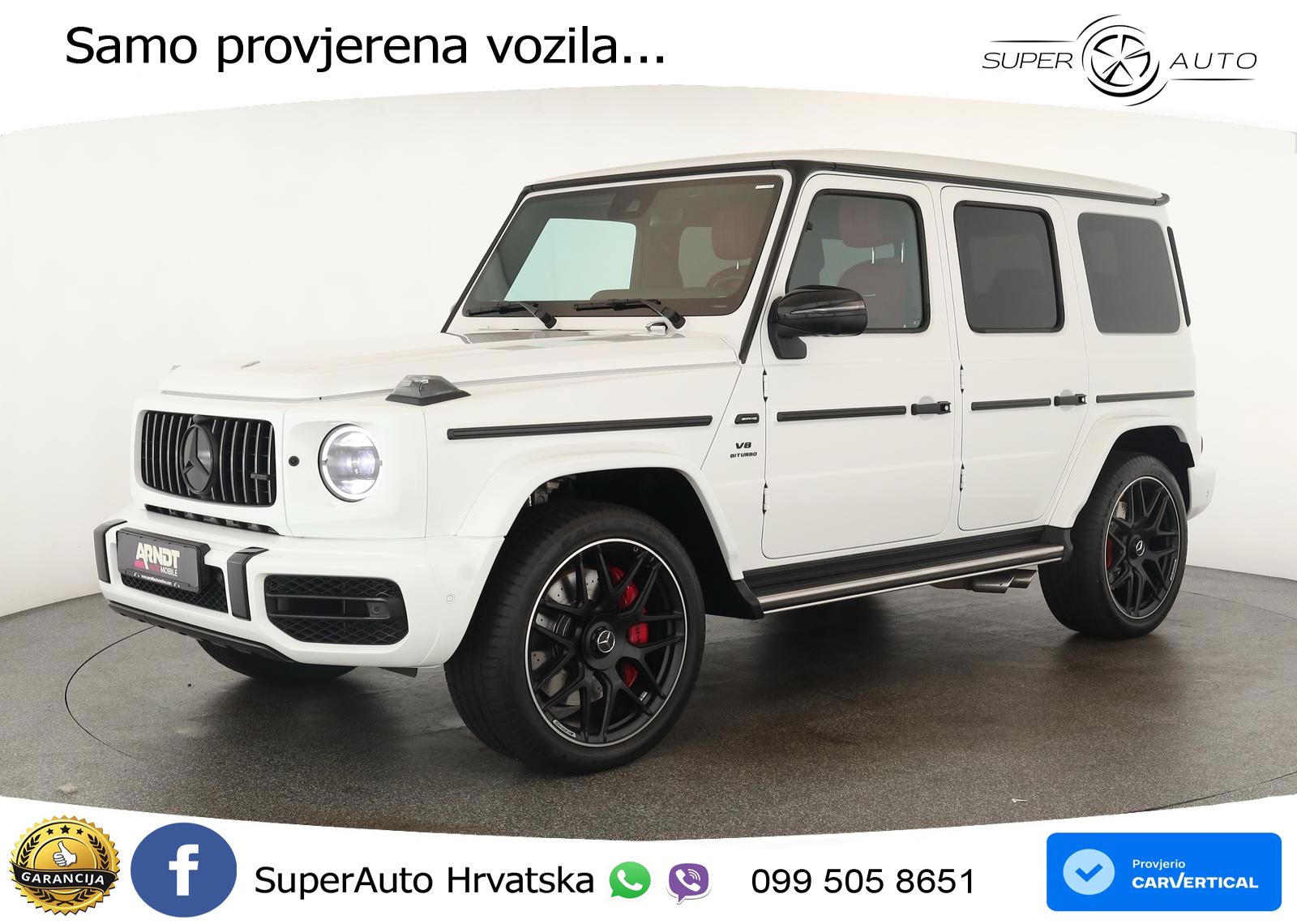 Mercedes AMG G 63 Long V8 (585 KS) 4MATIC 9G-TRONIC AMG SPEEDSHIFT PLUS LED+GR SJED+ACC