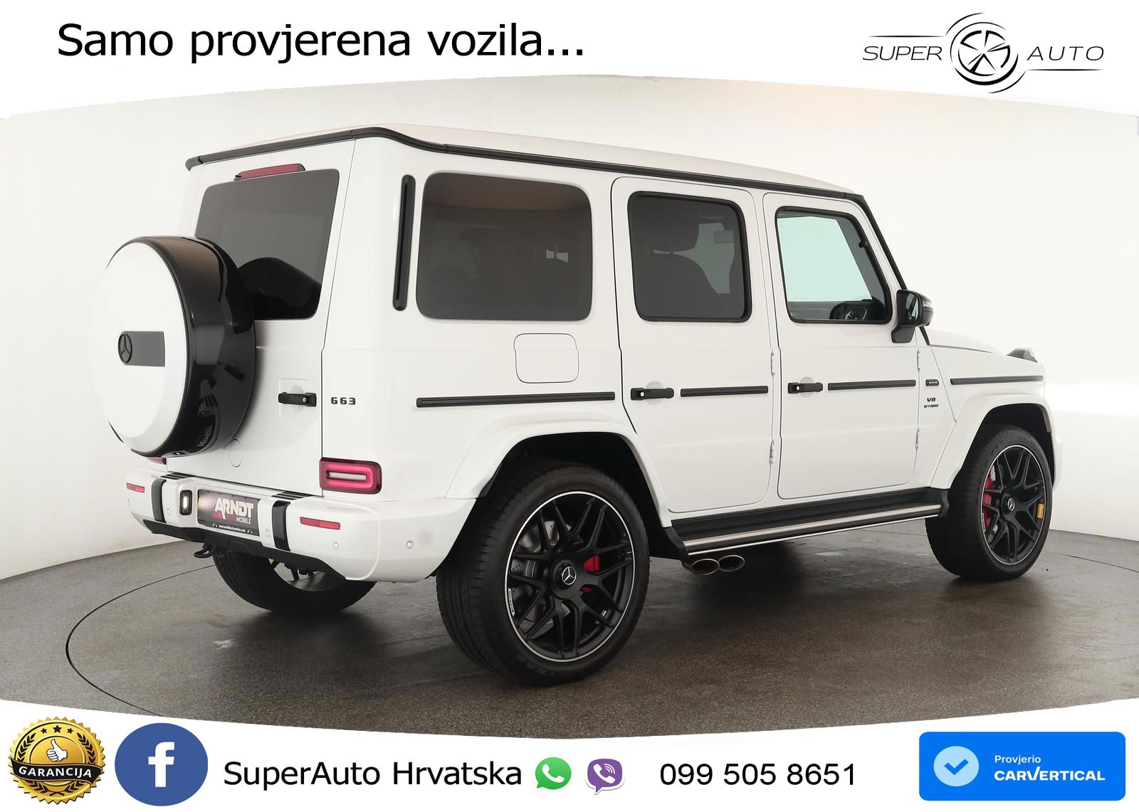 Mercedes AMG G 63 Long V8 (585 KS) 4MATIC 9G-TRONIC AMG SPEEDSHIFT PLUS LED+GR SJED+ACC