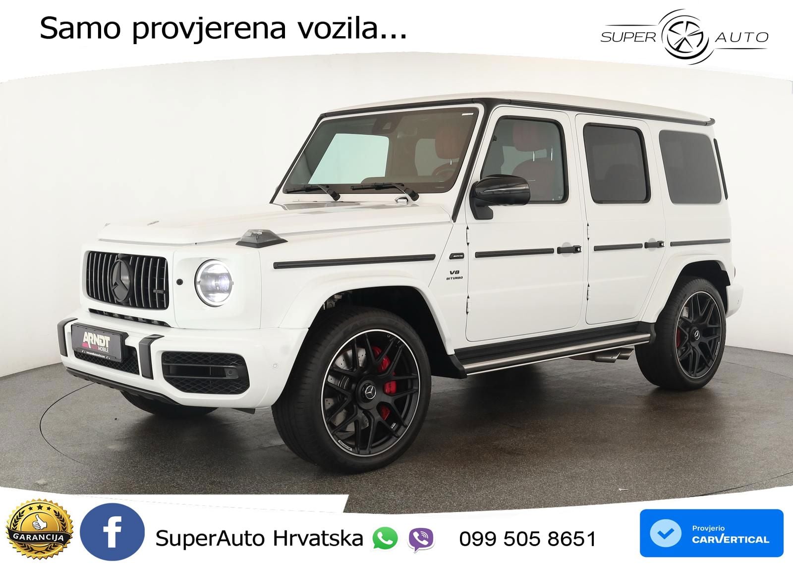 Mercedes AMG G 63 Long V8 (585 KS) 4MATIC 9G-TRONIC AMG SPEEDSHIFT PLUS LED+GR SJED+ACC