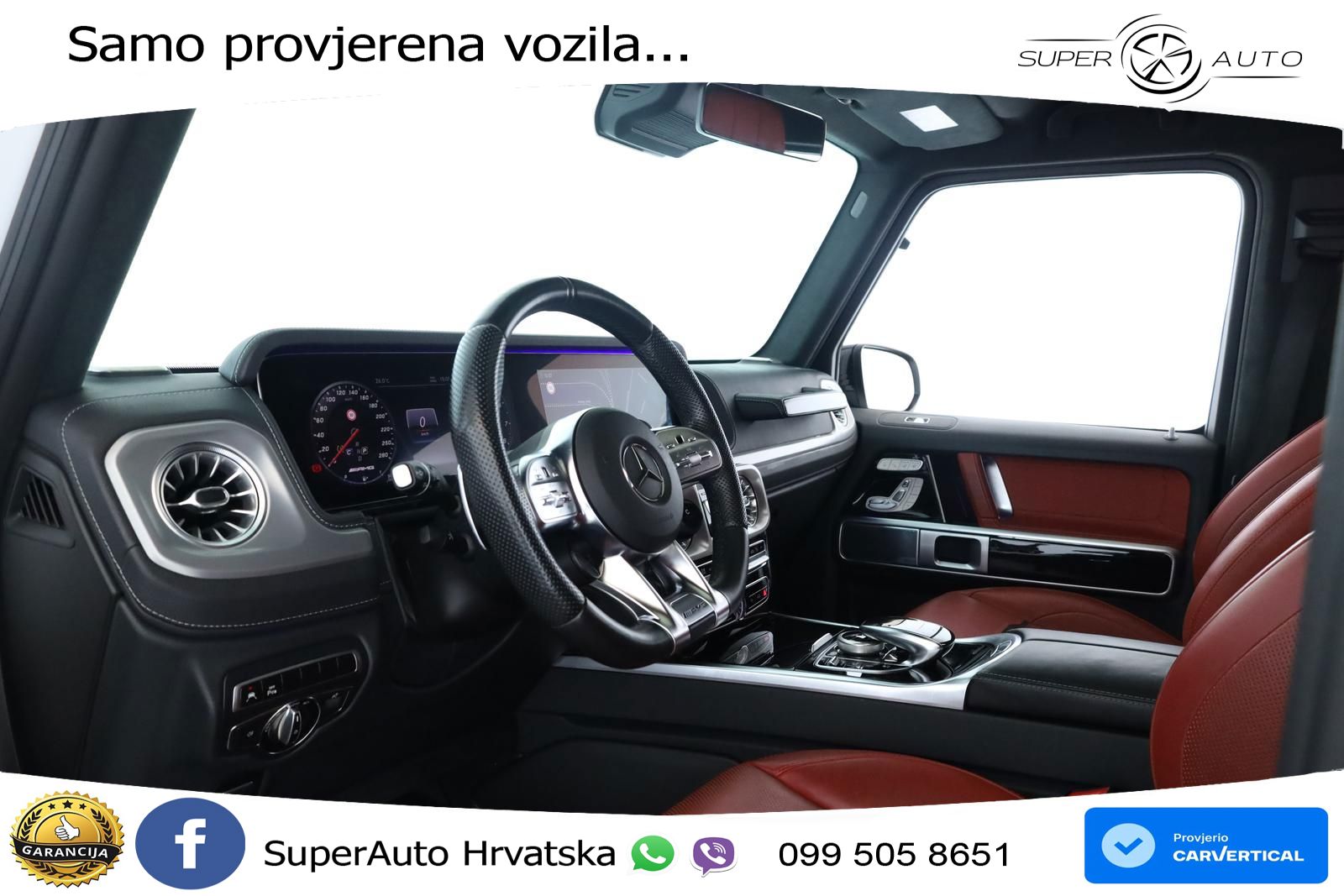 Mercedes AMG G 63 Long V8 (585 KS) 4MATIC 9G-TRONIC AMG SPEEDSHIFT PLUS LED+GR SJED+ACC
