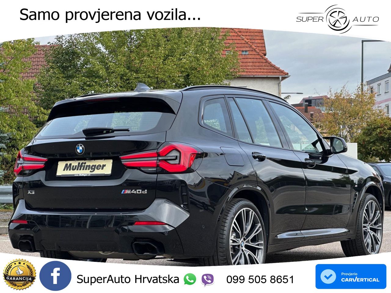 BMW X3 M40d xDrive Steptronic ACC+HEAD+GR SJED+360+PANO