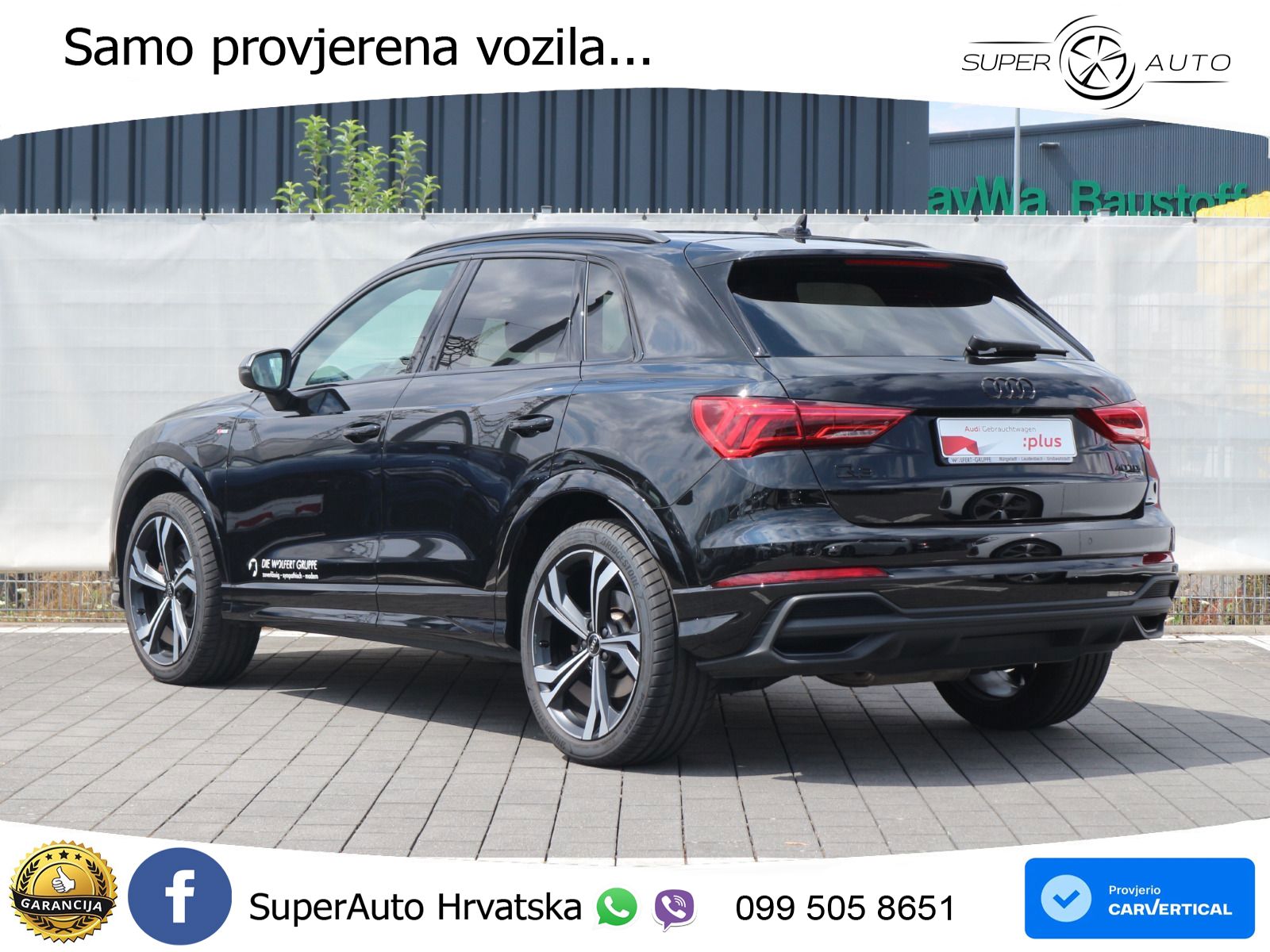 Audi Q3 40 TDI (193 KS) quattro S tronic S line LED+GR SJED+ACC