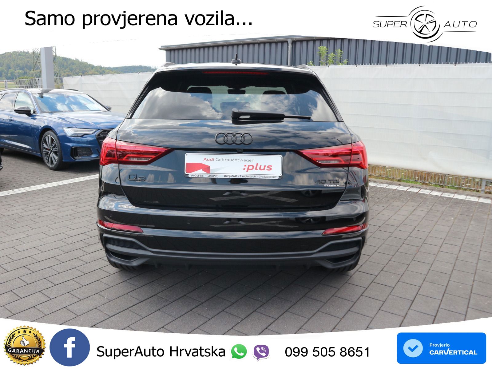 Audi Q3 40 TDI (193 KS) quattro S tronic S line LED+GR SJED+ACC