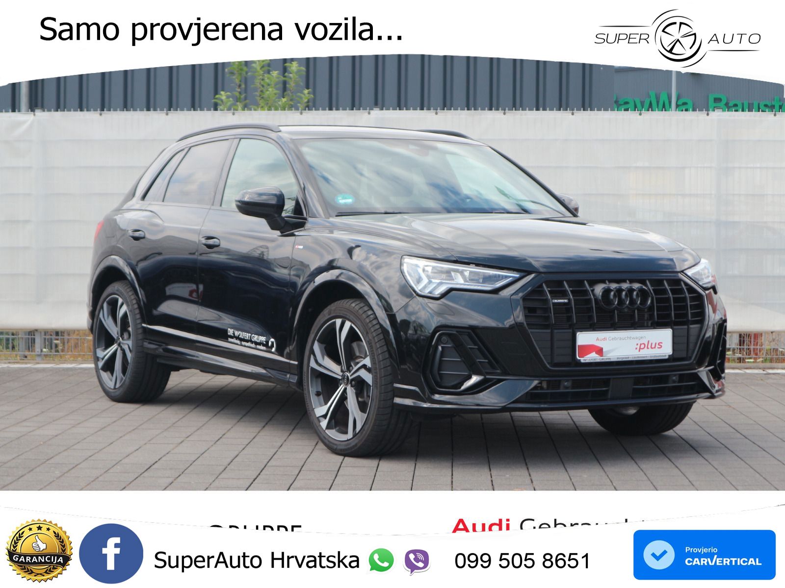 Audi Q3 40 TDI (193 KS) quattro S tronic S line LED+GR SJED+ACC