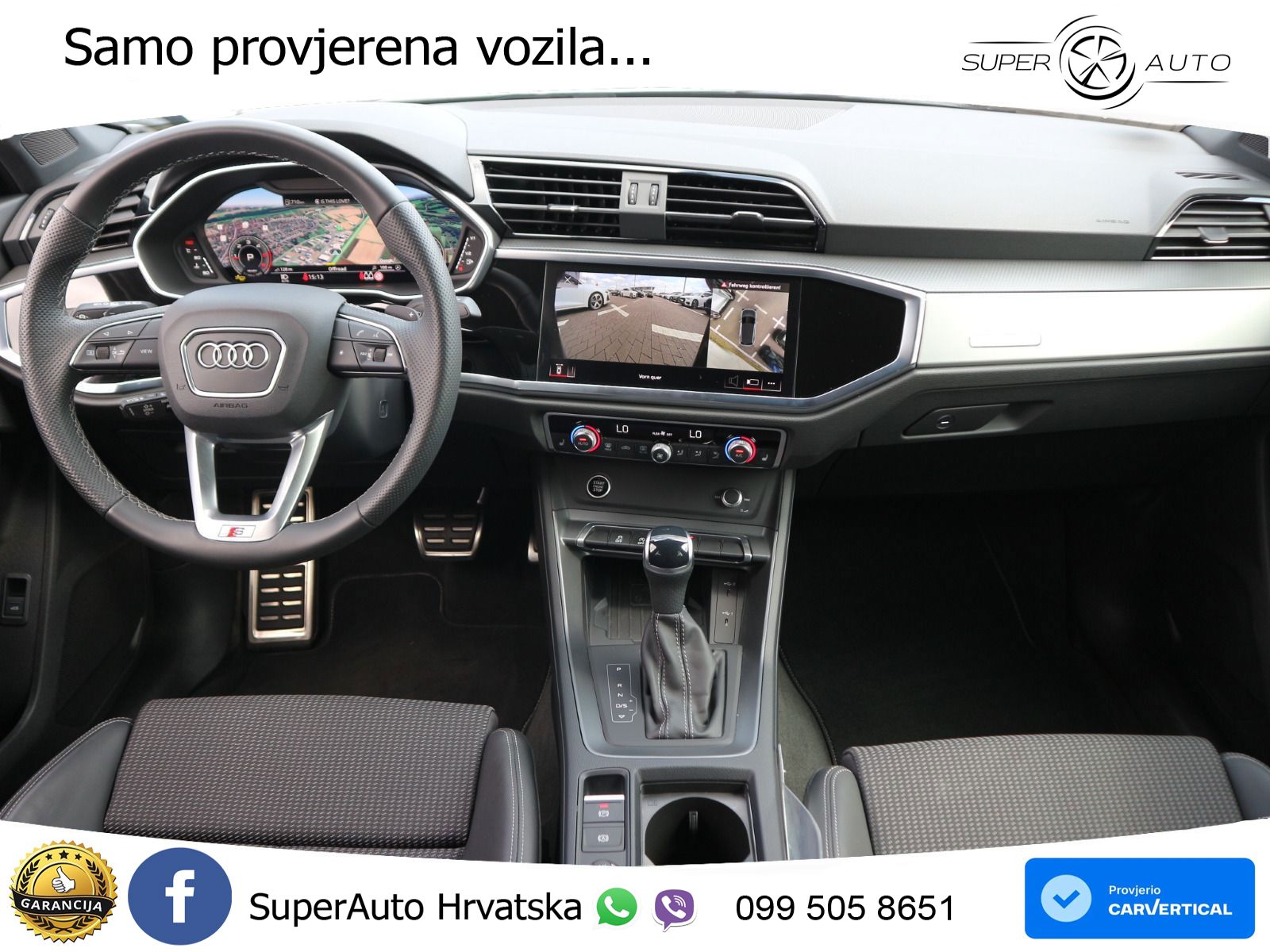 Audi Q3 40 TDI (193 KS) quattro S tronic S line LED+GR SJED+ACC