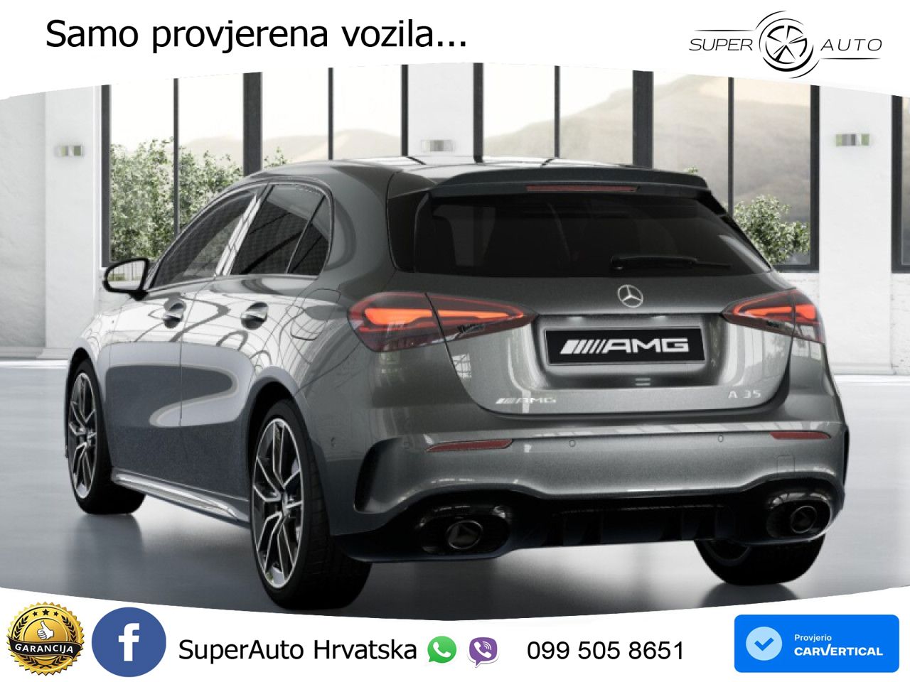 Mercedes-Benz AMG A 35 4MATIC AMG SPEEDSHIFT DCT ACC+GR SJED+360+PANO