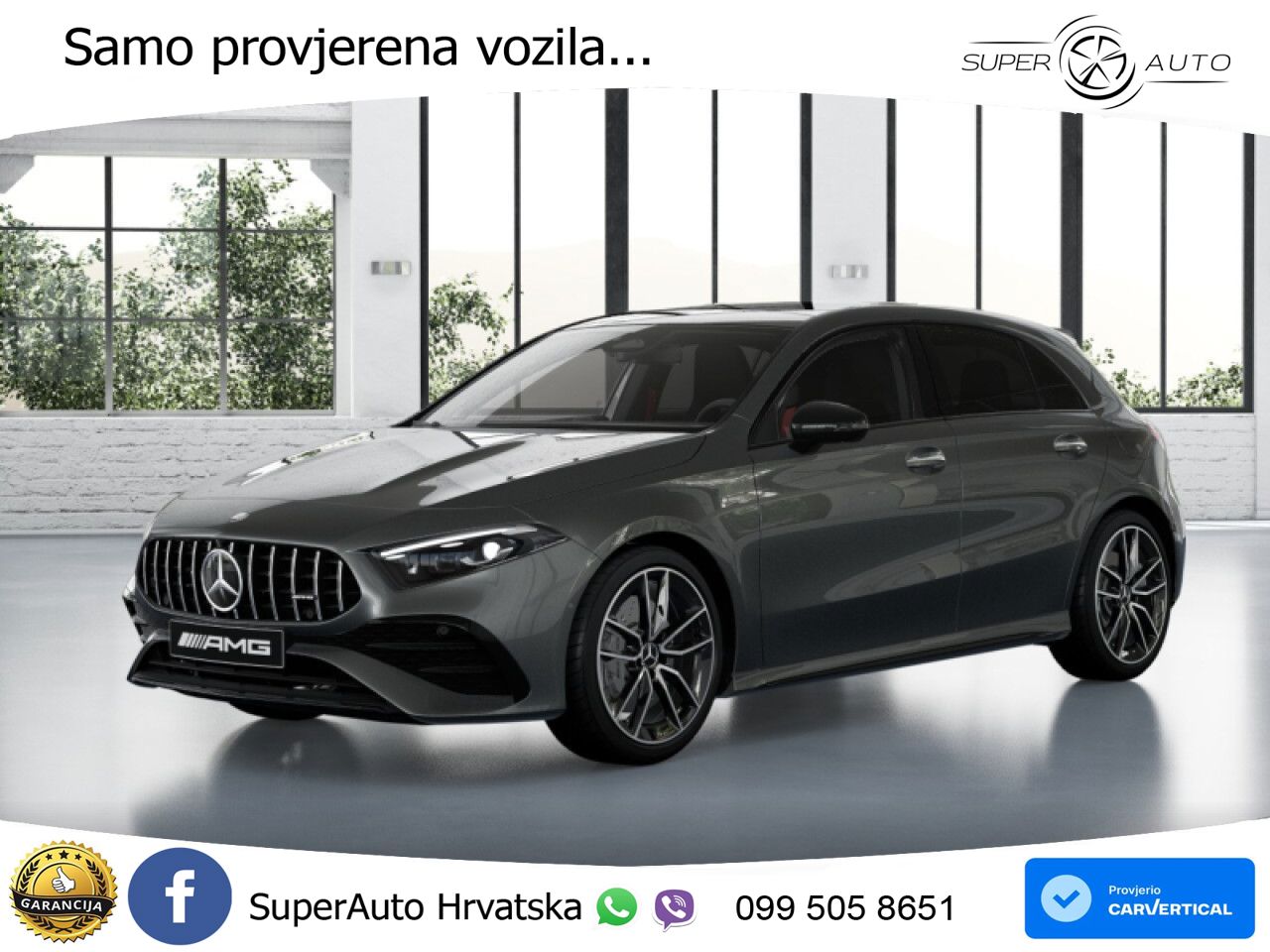 Mercedes-Benz AMG A 35 4MATIC AMG SPEEDSHIFT DCT ACC+GR SJED+360+PANO