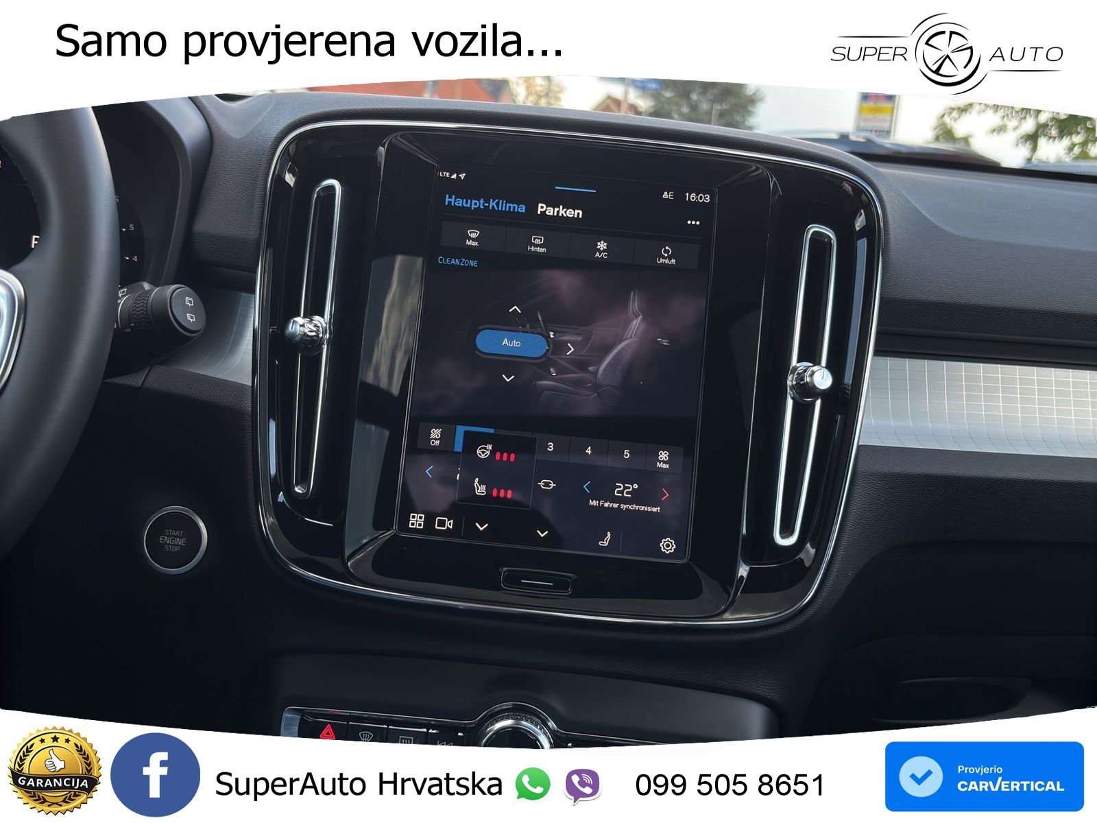 Volvo XC40 2.0 B3 163 KS Automatic ACC+GR SJED+360+PANO