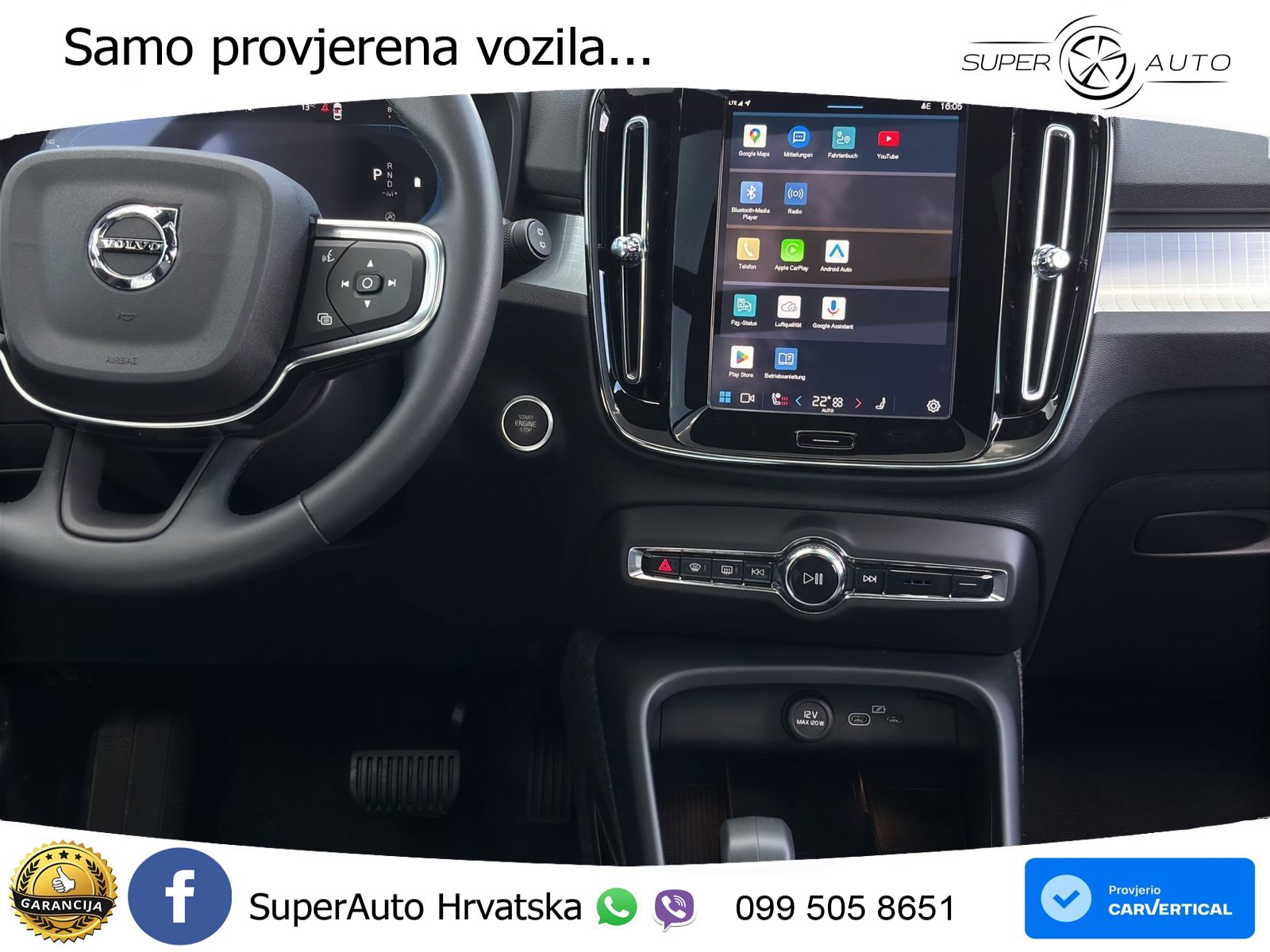 Volvo XC40 2.0 B3 163 KS Automatic ACC+GR SJED+360+PANO