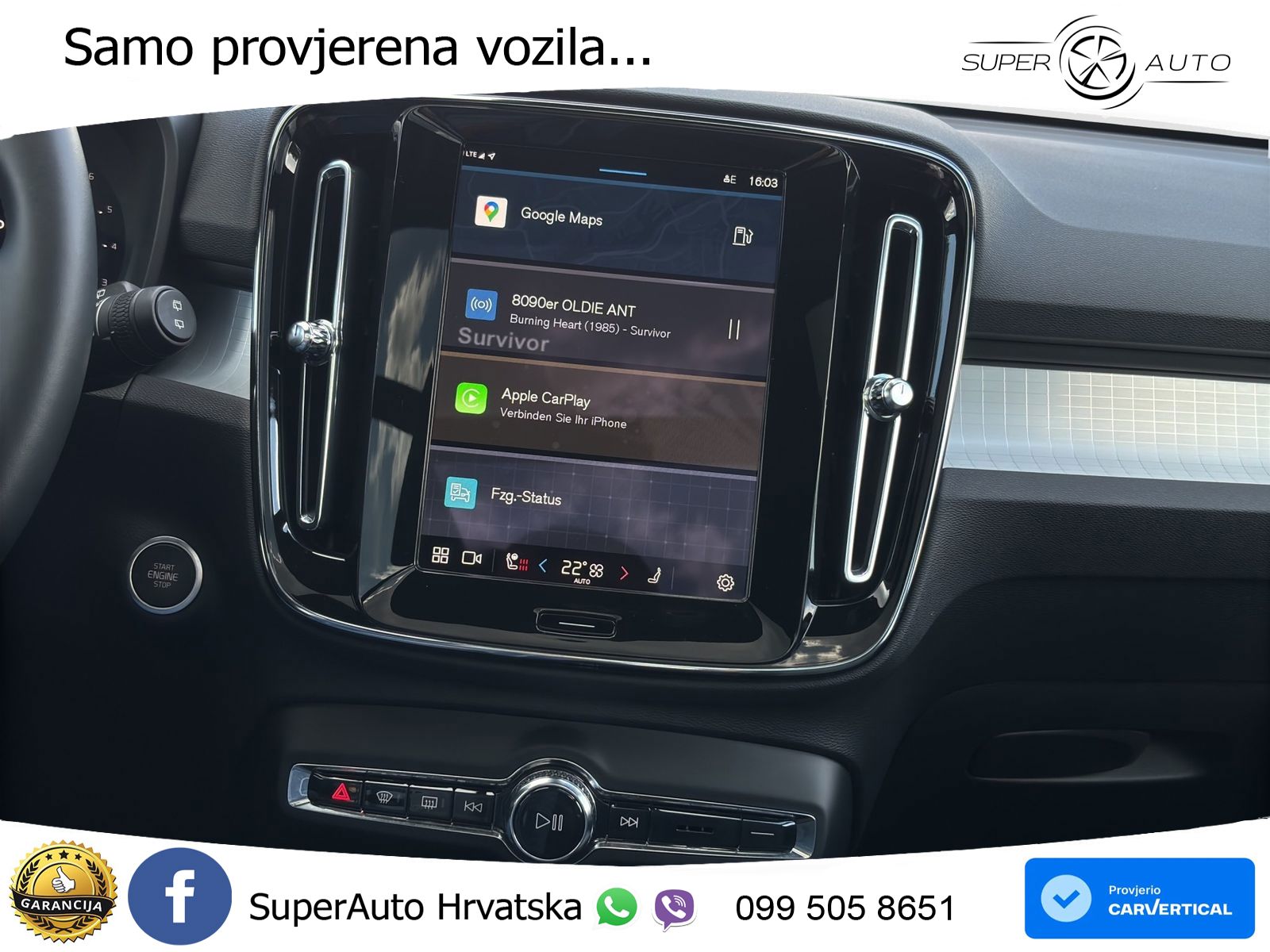 Volvo XC40 2.0 B3 163 KS Automatic ACC+GR SJED+360+PANO